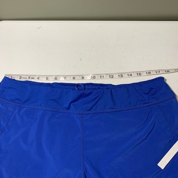 Athleta Womens lined Running Shorts size XL Purple Blue - Picture 8 of 10
